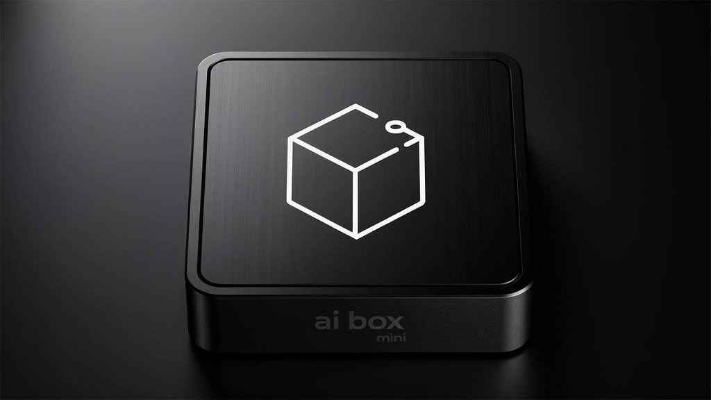 AI Box Mini in emergency state — dark LED